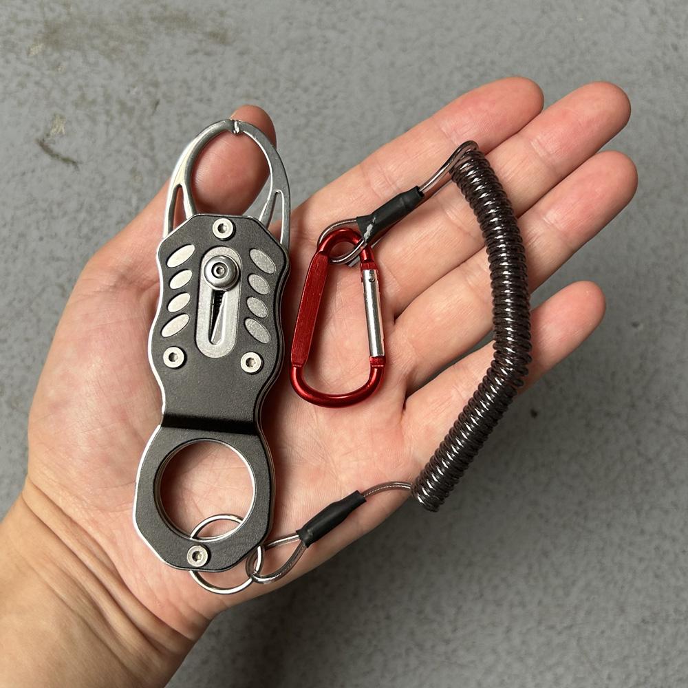 Rust Proof 304Stainless Steel Fish Grip Portable Lock Fishing Tackle Lip Clip Tool FishController Portable Professional