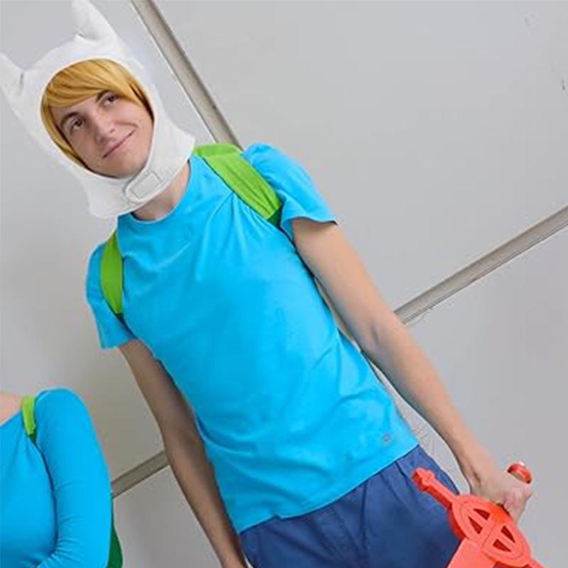 Trendy Cartoon Adventure Time Finn Hoed - Stijlvol & Veelzijdig.