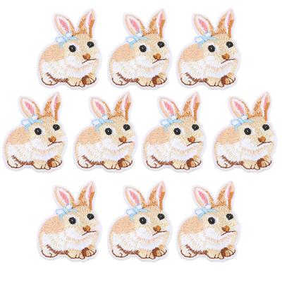 10pcs Embroidered Embroidered Patches Lightweight DIY Patches Durable Iron On Patches Bag