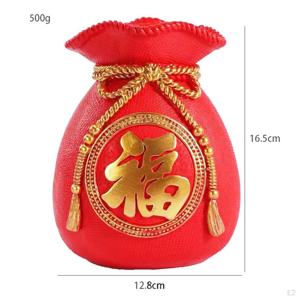 Chinese Flower Vase Shape Bouquet Holder Flowerpot Gift Statue Art Ornaments Planter Pot for Home