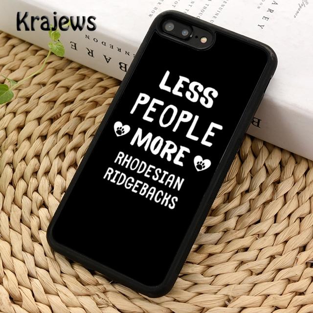 Krajews Rhodesian Ridgeback Dog Soft Phone Case Cover For iPhone 16 15 SE2020 14 6 7 8 Plus 11 12 13 Pro Max Coque Fundas