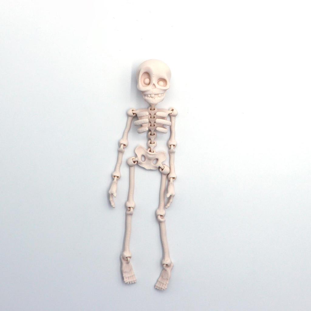 Poseable 3D Printed Skeleton Figure Ornament - Trendy Decoration Toy Gift