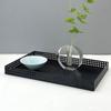 Modern Simple European Style Nordic Black Metal Grid Tray Ornaments Model House Sales Office Soft Furnishings