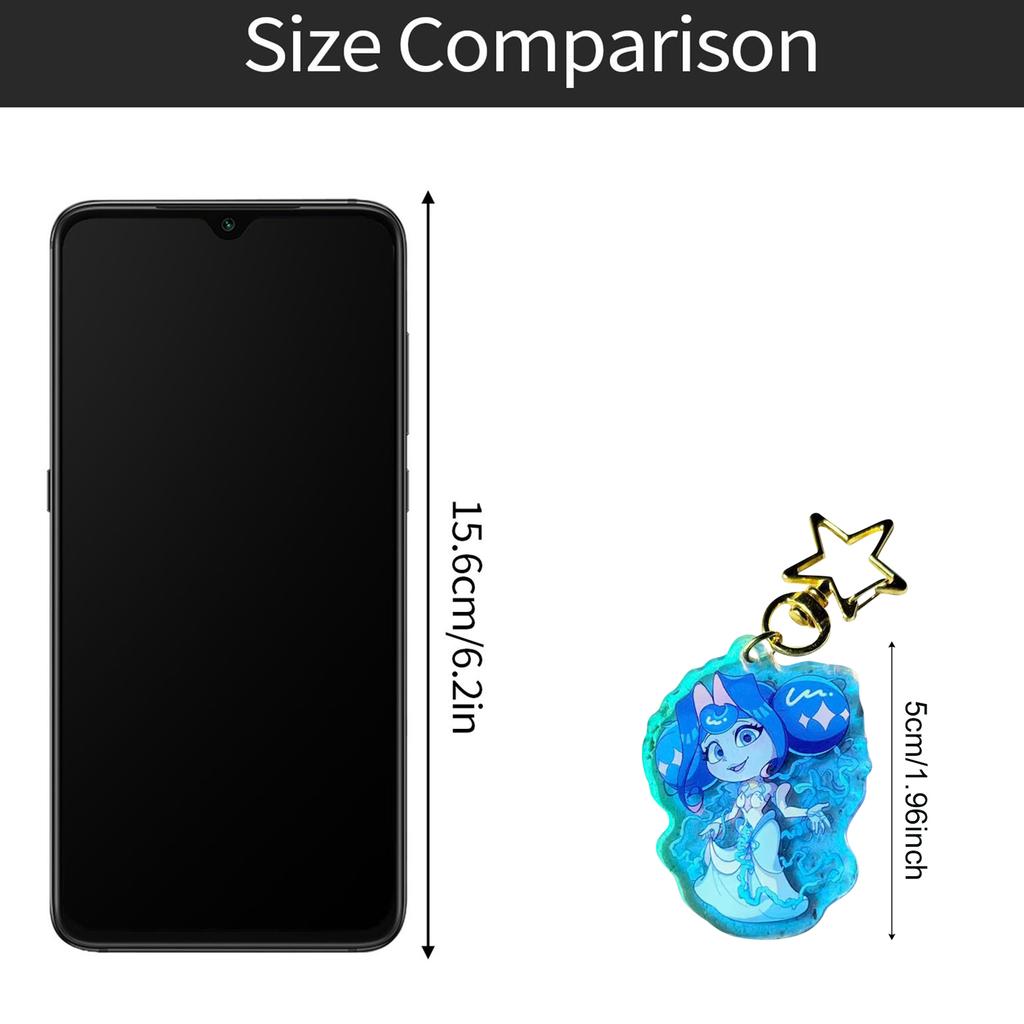 Akryl Nøkkelring Anheng Student Skoleveske Søt Dekorasjon Liten Gave