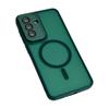 For Samsung Galaxy A35 5G Magnetic Case WANLONFENG QB Series PC TPU Phone Cover with Screen Film