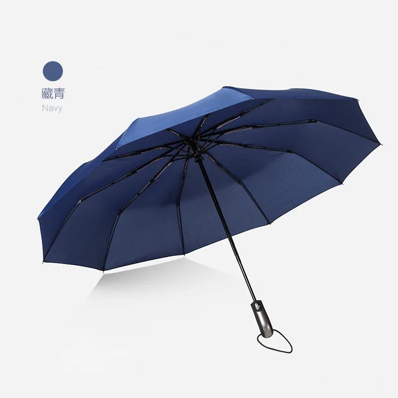 Automatic Windproof Uv Umbrella Rai Business Portable Long Handle Parasol  Folding Automatic Umbrella Men Rain Women Parasol Big
