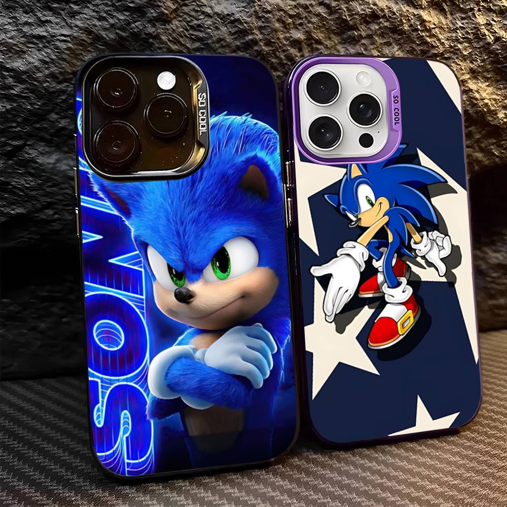 Supersonic Capability S-SonicS Movie Phone Case For IPhone 17 16 Plus Pro Max 15 14 13 12 11 Matte Colorful Covers
