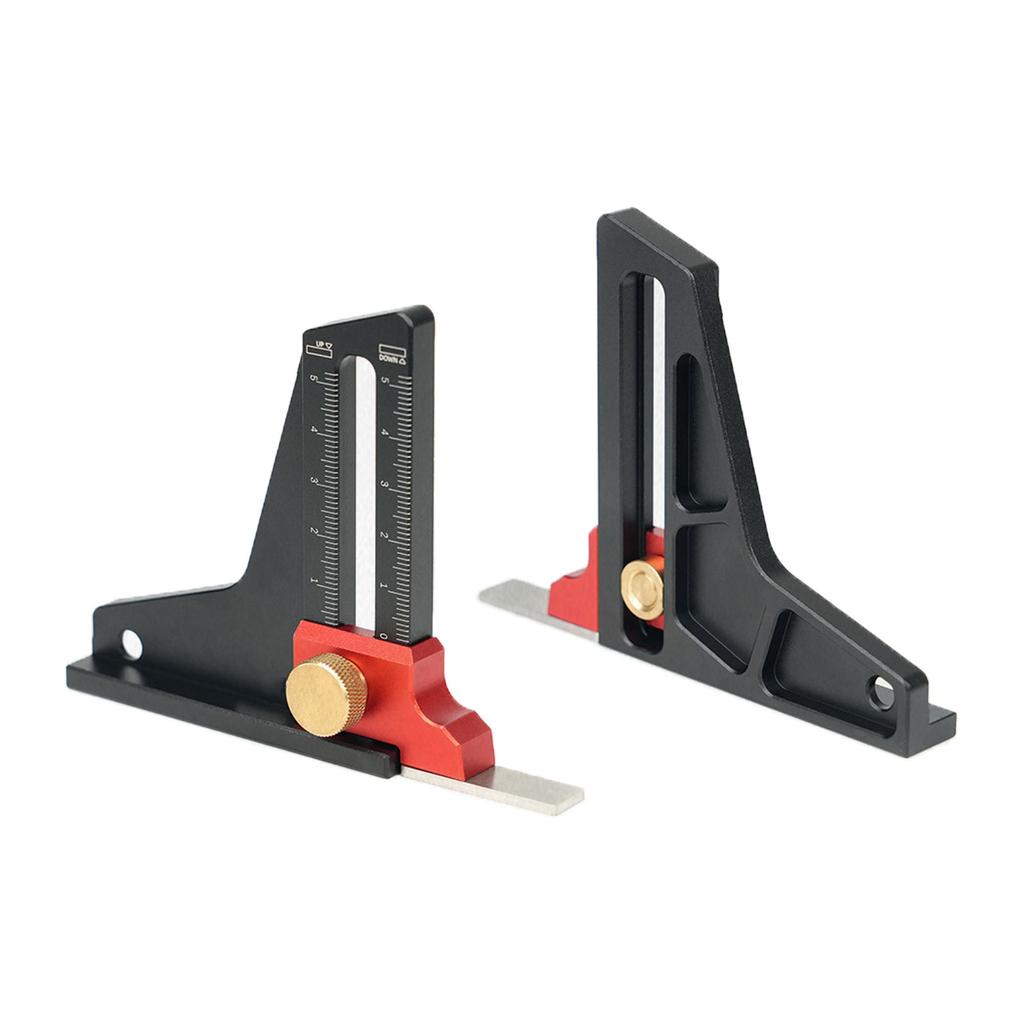 Precisions Height Gauge for Woodworking Aluminum Alloy Height Measuring Tool Lockable Gauges