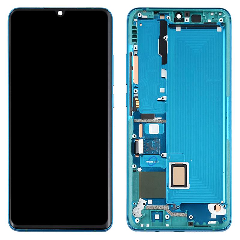 

For Xiaomi Mi Note 10/CC9 Pro/Note 10 Pro Grade S OEM AMOLED Screen and Digitizer Assembly+Frame Replace Part (without Logo) (Visionox Version) Green