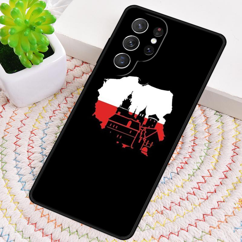 Polen Polnische Flagge TPU Handyhülle Für Samsung Galaxy note 10 pro S26 S25 S24 S23 S22 Ultra Plus S21 FE S20 Stoßfeste Hülle