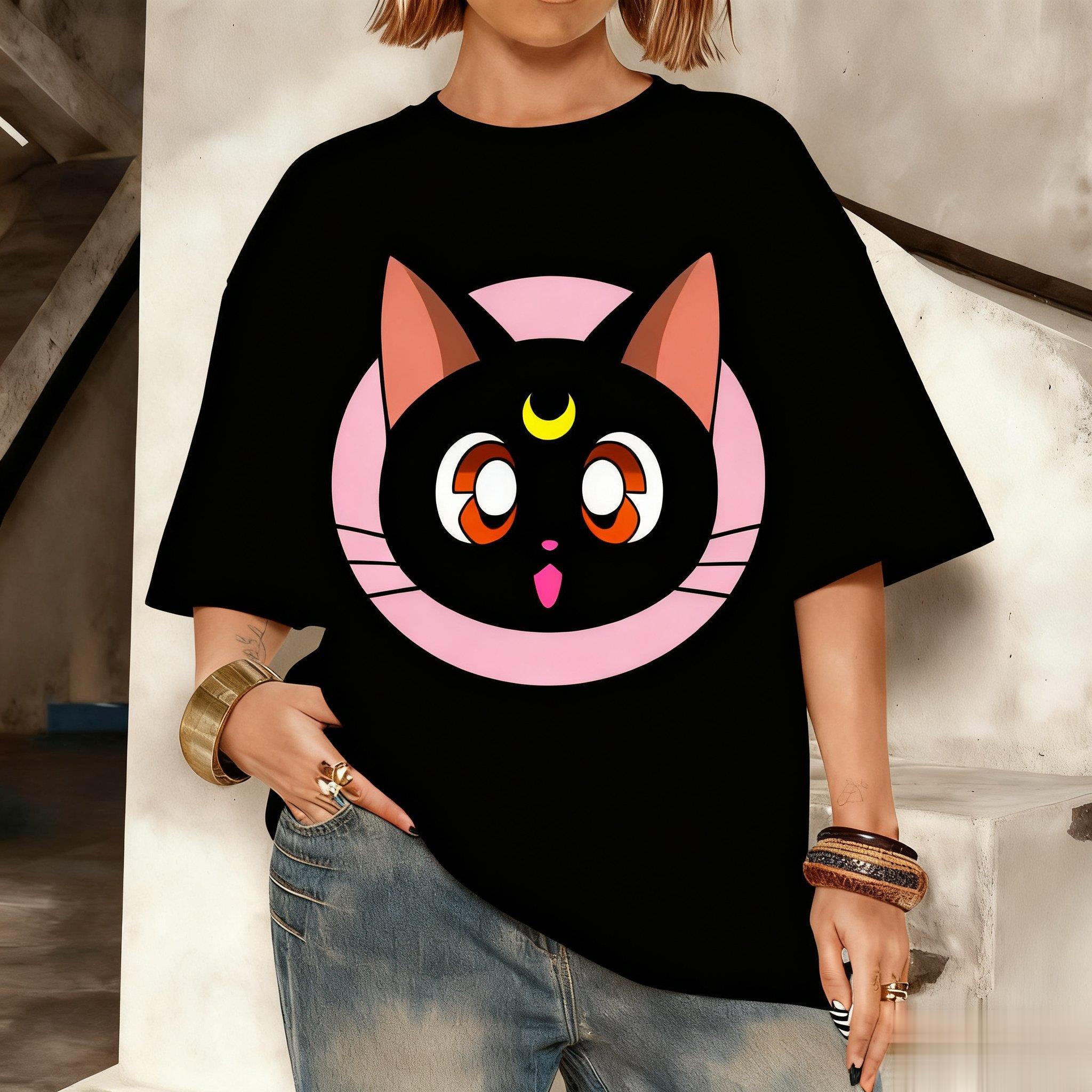 Women Men Casual Short Sleeve Summer Tops Loose Streetwear Graphic Tee Fashion S