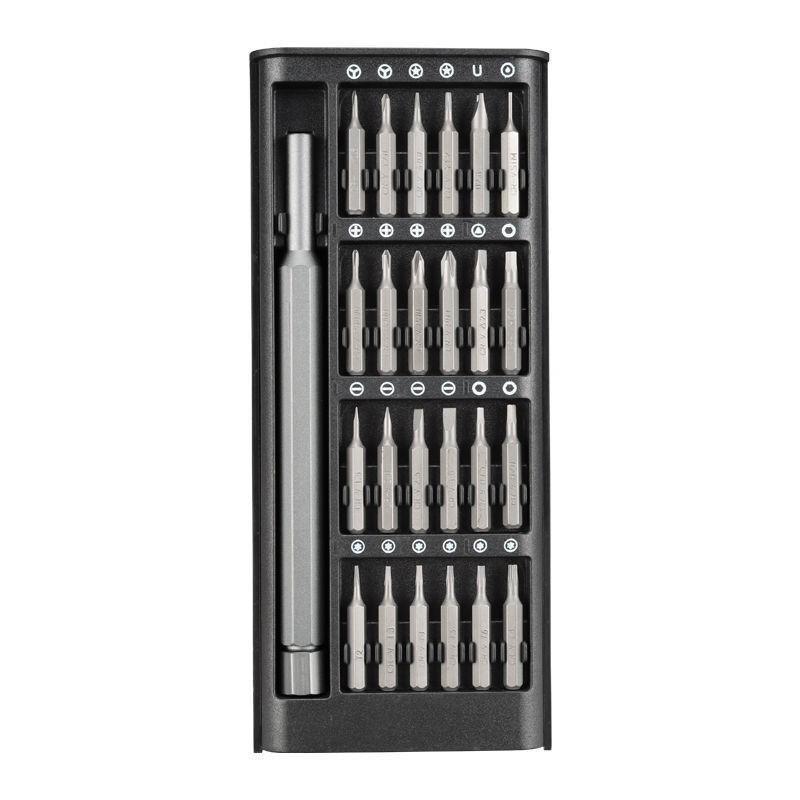 115-v-1 Multifunkční sada šroubováků s koženou taškou pro opravu mobilních telefonů