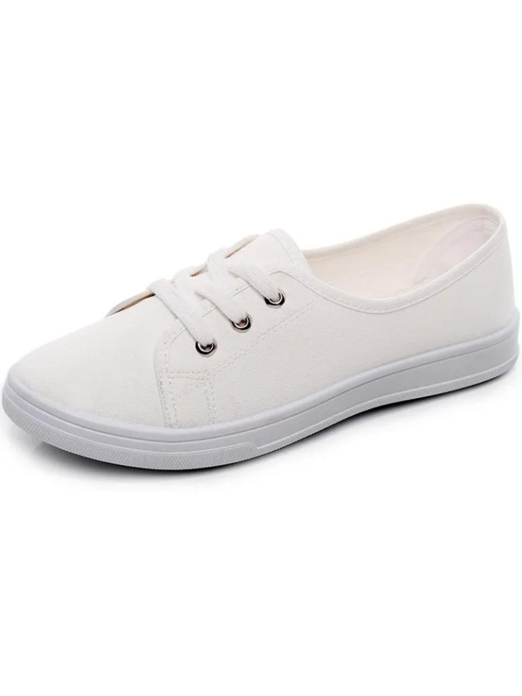 Damenschuhe klassisch leicht bequem Frühling & Sommer rutschfest Canvas Schuhe für Studentenschule zapatos ba128