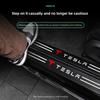 YNHCU1 5Pcs Car Door Sticker Threshold Anti Scratch Decal Accessories For Tesla Model-Y 3 X S Cybertruck Roadster Car Interior Stickers