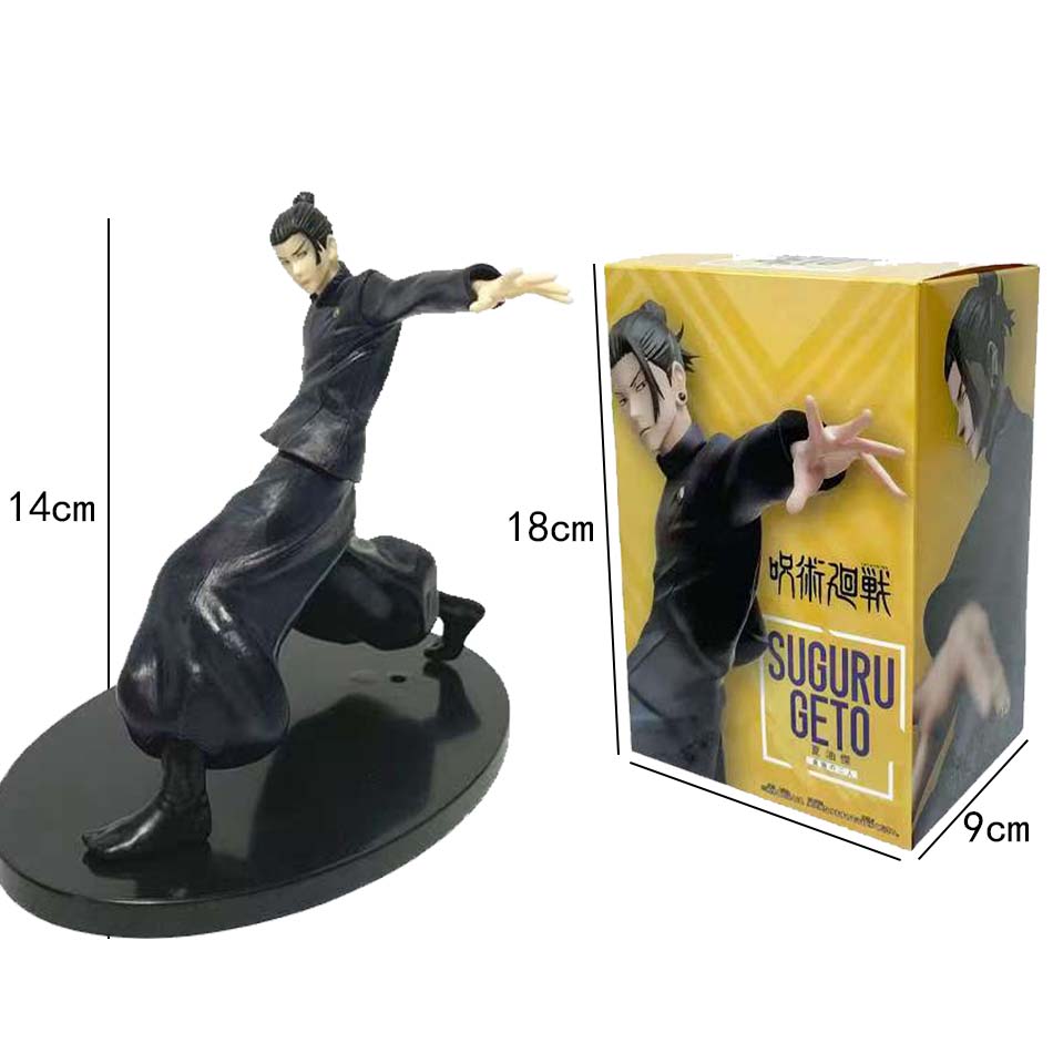 14,5 cm Jujutsu Kaisen Animefigur Nuddelstopper Satoru Gojo Actionfigur Geto Suguru Figur PVC Voksen Samling Modell Leker