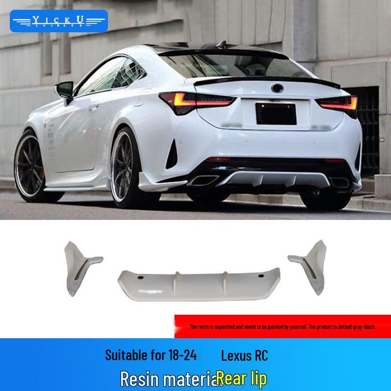 Lexus RC Carbon Fiber Body Kit: Front Lip, Rear Diffuser, Side Skirts & Tail Wing Spoiler (2015-2024)