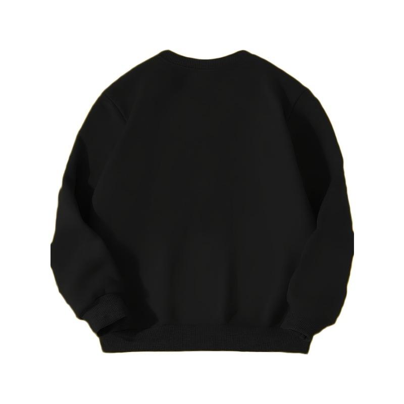 European Sizes Girls' Casual Fashion Round-Neck Sweatshirt, Printed Sports Top.