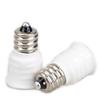 E12 To E14 Adapter Screw-in Lamp Socket Light Socket Converter Light Bulb Converter Bulb Base Adapter for Home Use