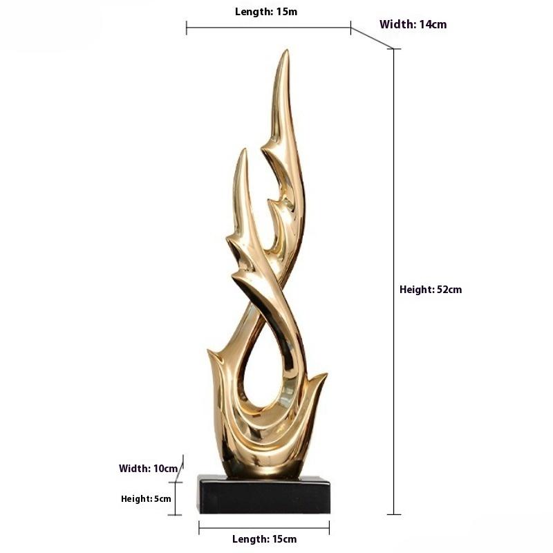 

Abstract Sculpture Luxury Aesthetics Ornament Modern Minimalist Household Ornament Living Room Furniture Decoration Accessories