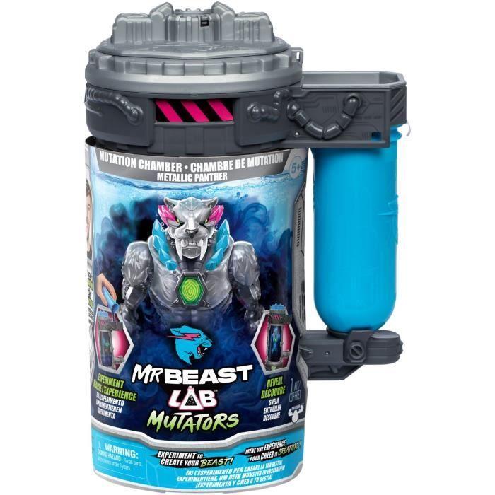 Figur Mutators durchscheinende Pantherin Mutationskammer - MR Beast LAB - Führe ein Experiment durch, um deine Kreatur zu erschaffen