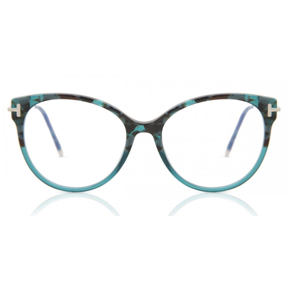 

Tom Ford Ft5770 B Blue Light Block 056 Women Eyeglasses Tortoise/54
