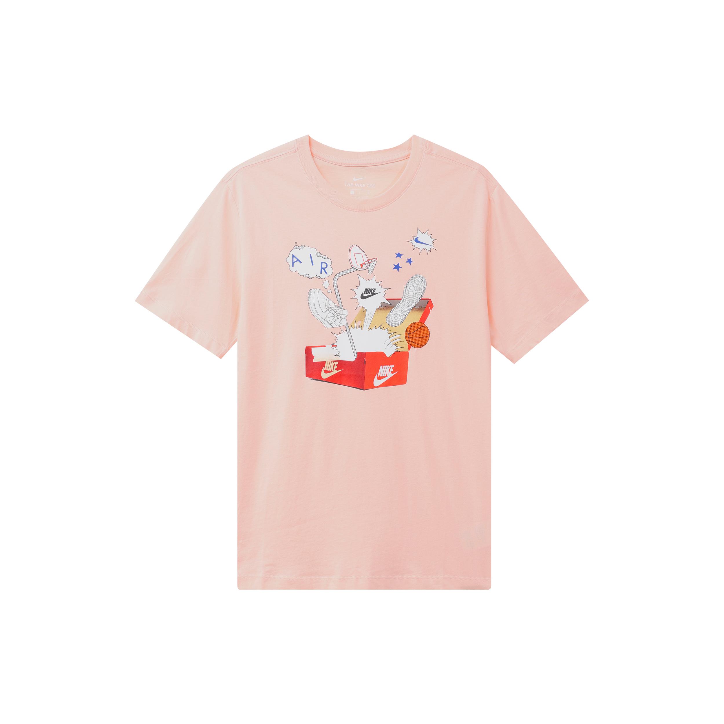 

New Nike T Shirts Men Coral Red CU6872-664 M