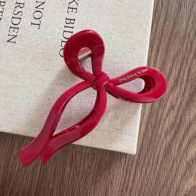 Franse Rode Collectie! Grote gripletters Gold Label Achterhoofd Opgestoken Haai Clip Haaraccessoires Hoofddeksels Haarspeld Haarklauw