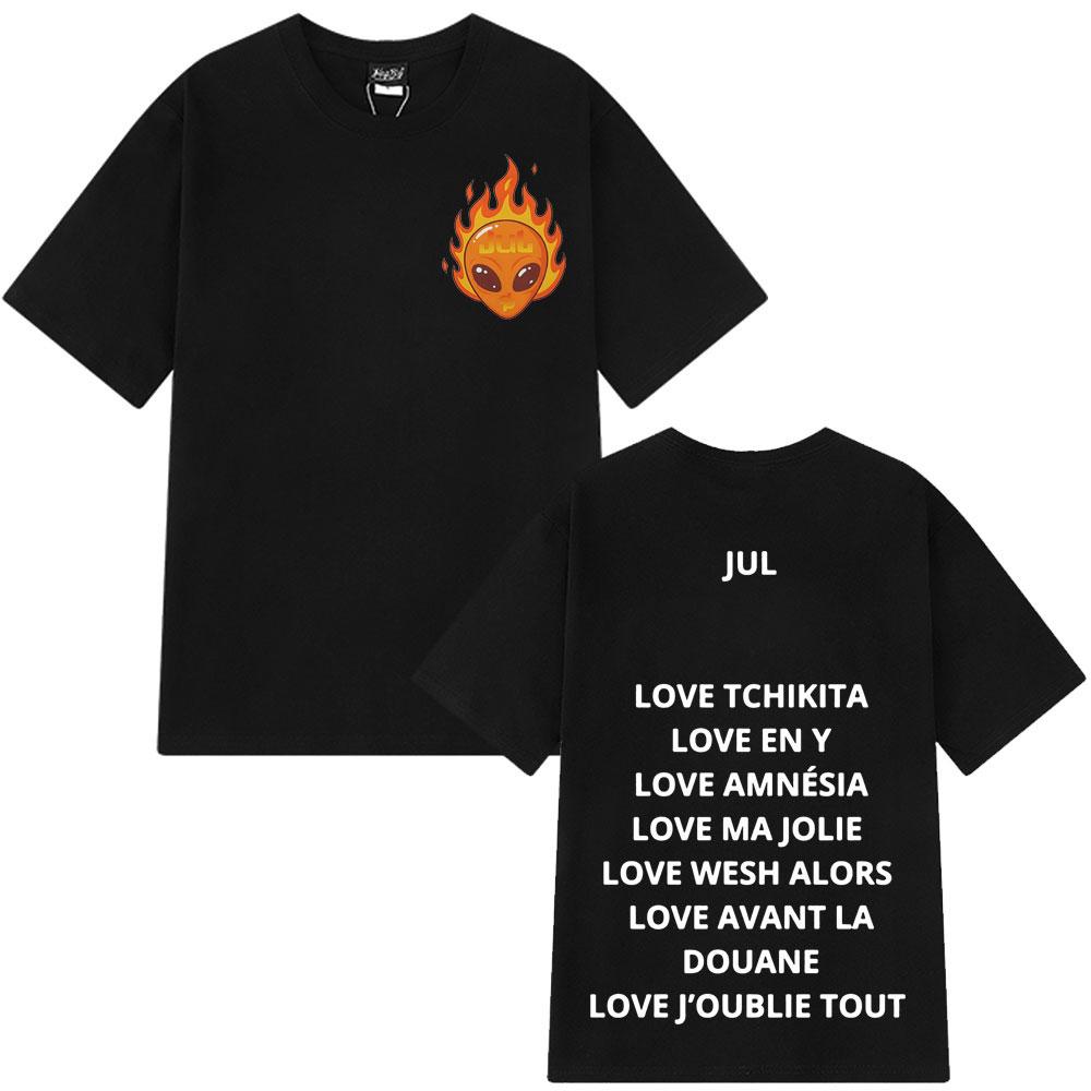 2026 Hot Sale Love Jul Harajuku T Shirts Unisex Unisex Pop Music Tshirt Unisex Fashion Casual Tee Unisex Tshirts Streetwear