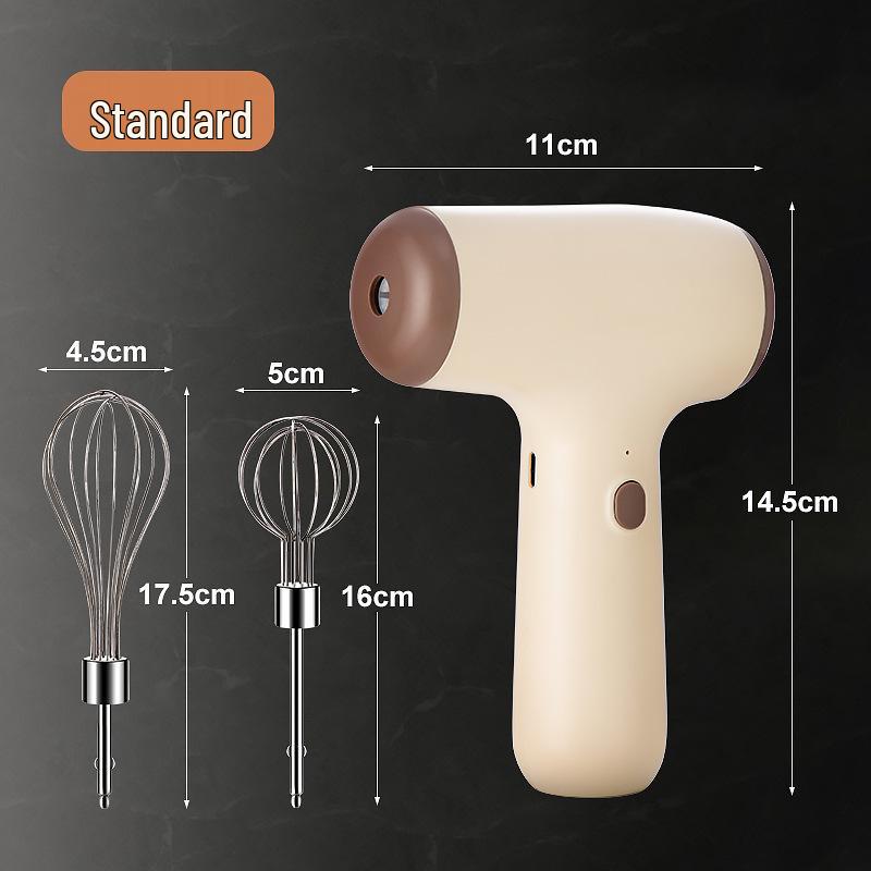Electric Handheld Wireless Egg Beater & Whisk for Baking