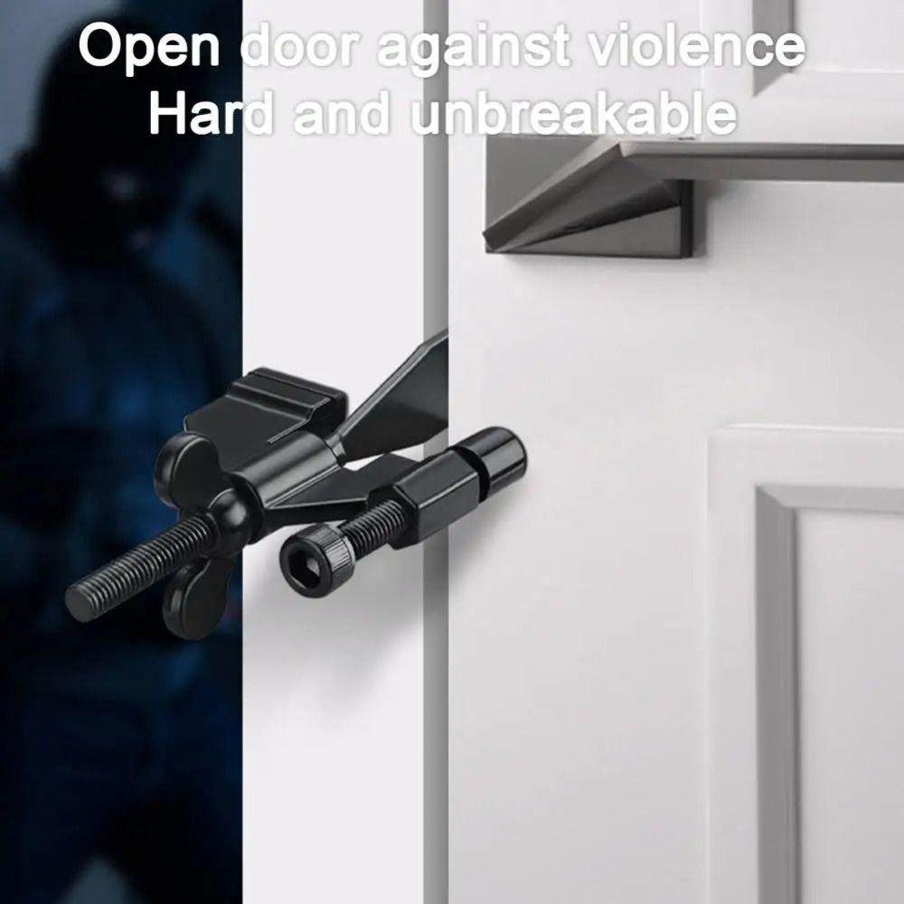 Portable Door Lock Childproof Security Door Locker Convenient Lock Buckle  Live Alone