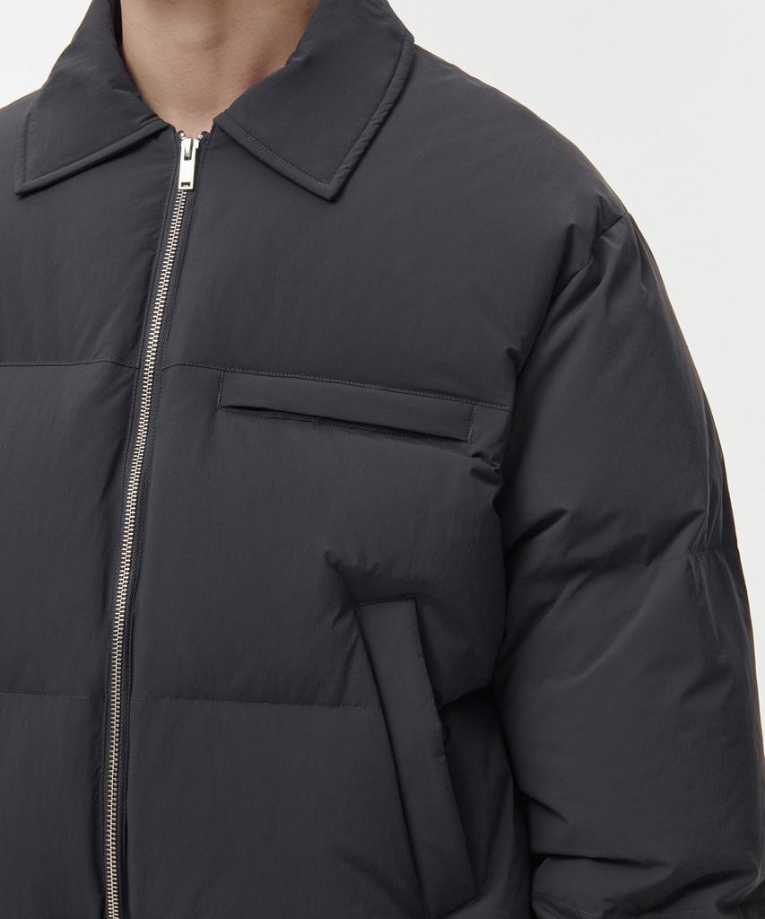 Musinsa Standard Colored Down Puffer Short Padded Jacket [Dim Grey]