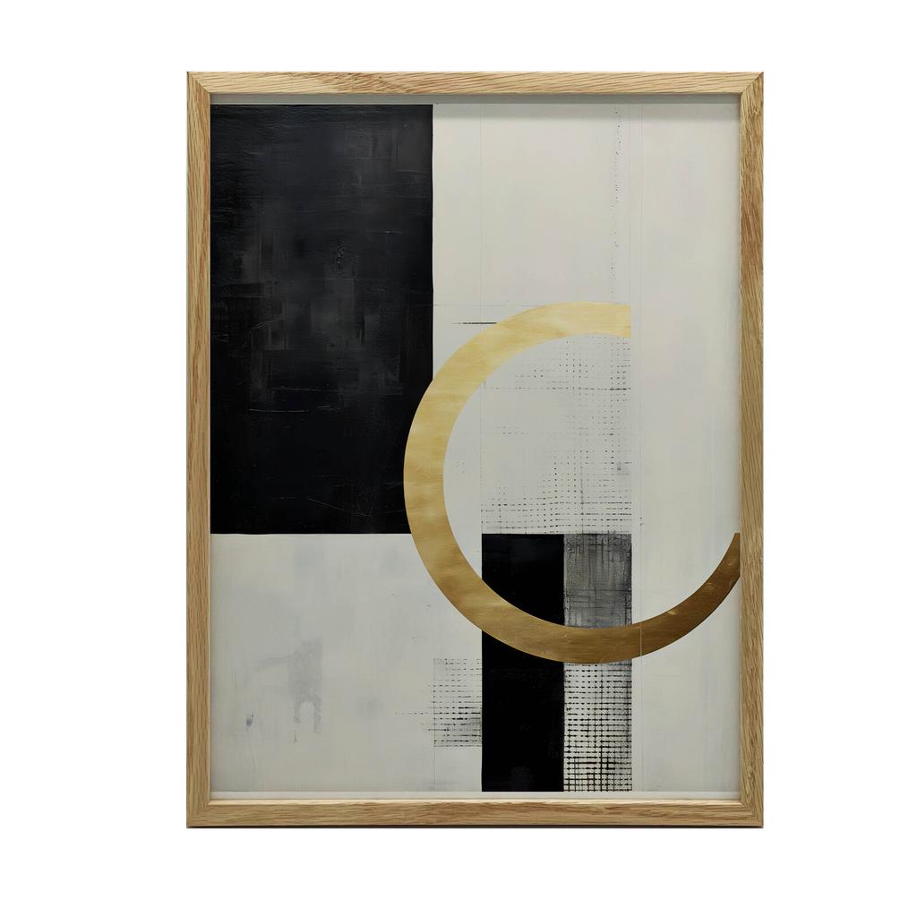 Geometria Kontra Nieskończoność Geometria Kontra Nieskończoność, 40X50 Cm, Rama Aluminiowa Czarna, Papier Matowy 230 Gsm