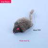 Large Rabbit Fur Mouse Simulation Plush Cat Toy with Sound