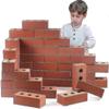100 Foam Building Blocks (1.6 X 0.8 X 0.45 Cm), Ideal for Children’s Construction Role-play, Pretend Play, and Educational Toys