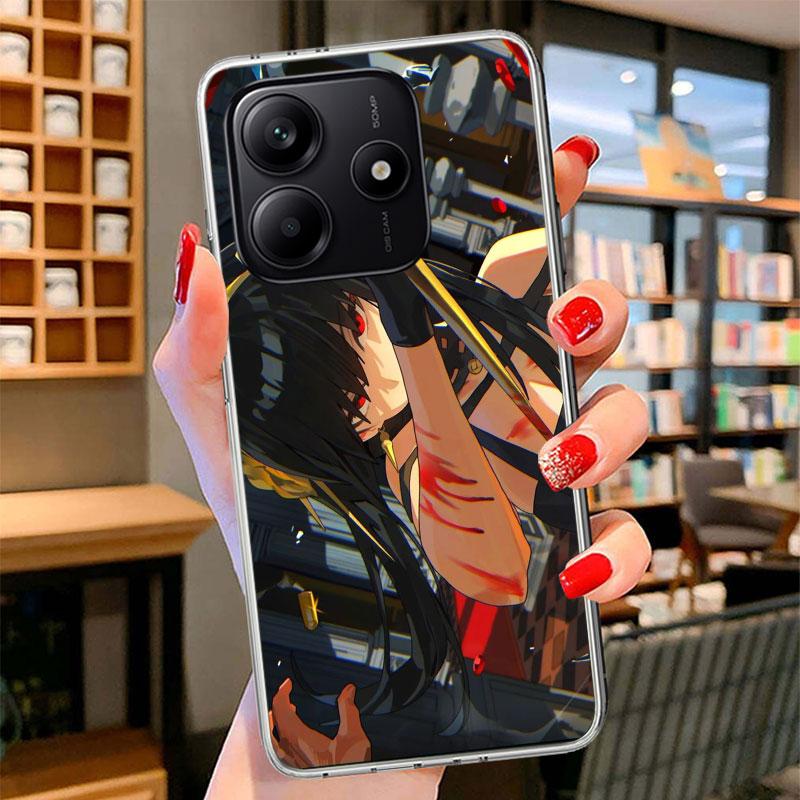 S-Spy Family Yor F-Forger Phone Case For Xiaomi Redmi Note 15 14 13 12 11 10 Pro Plus 14S 12S 11S 11T 11E 10S Soft Fundas Shell