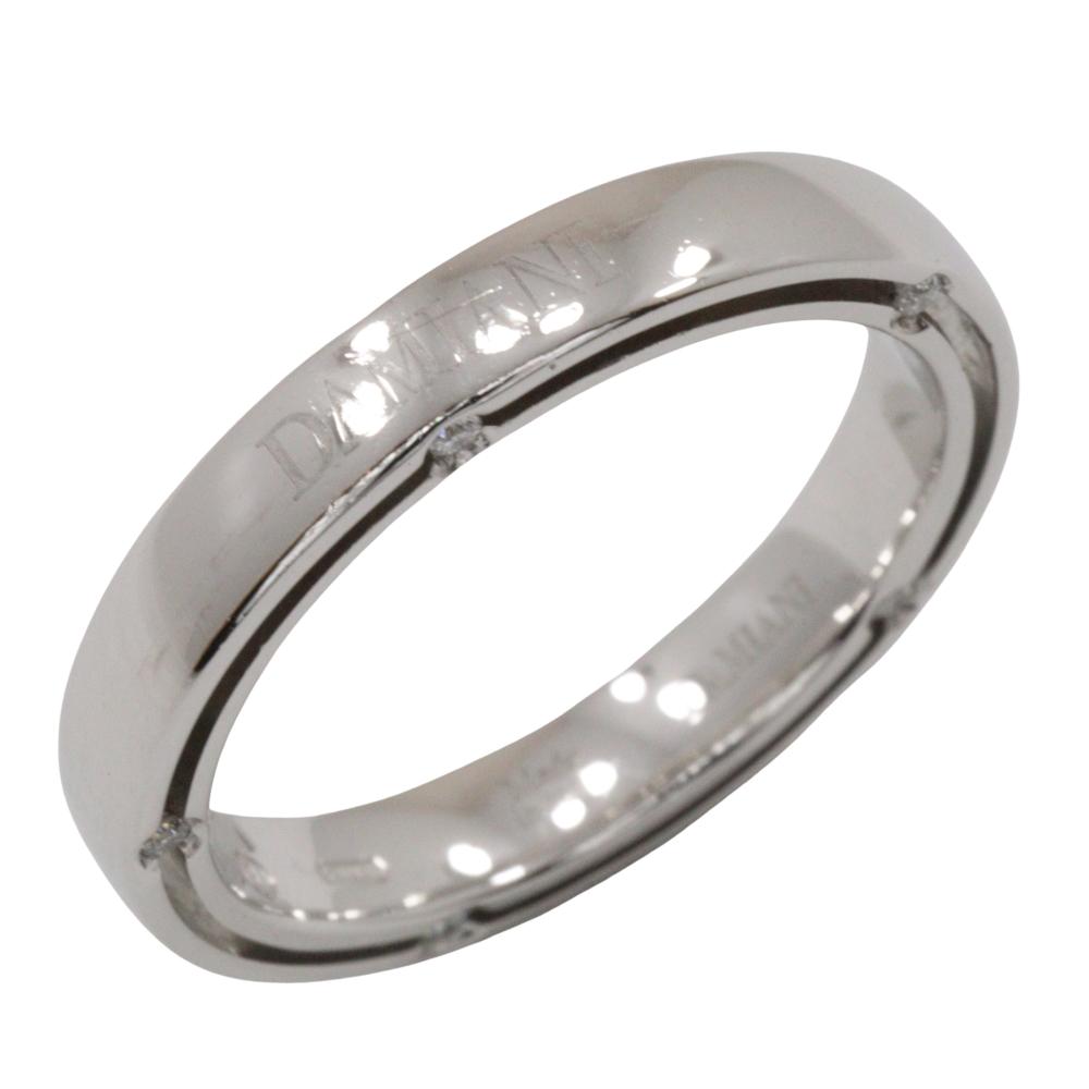

Damiani D side Ring K18 white gold/diamond #6.8(US Size) 4.5g Women Used