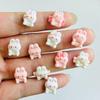 22 Pieces Cartoon Resin Mini Bow Wings Rabbit Nail Decoration Diy Set, Suitable For Nail And Jewelry Making A117
