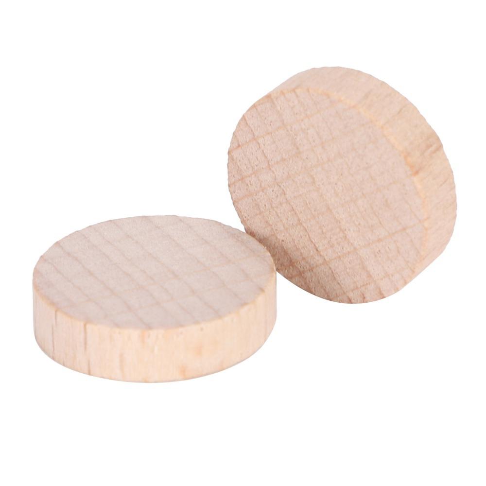 300pcs Unfinished Beech Wood Slice 1cm Wooden Discs Wood Handmade DIY Wood Discs  Painting