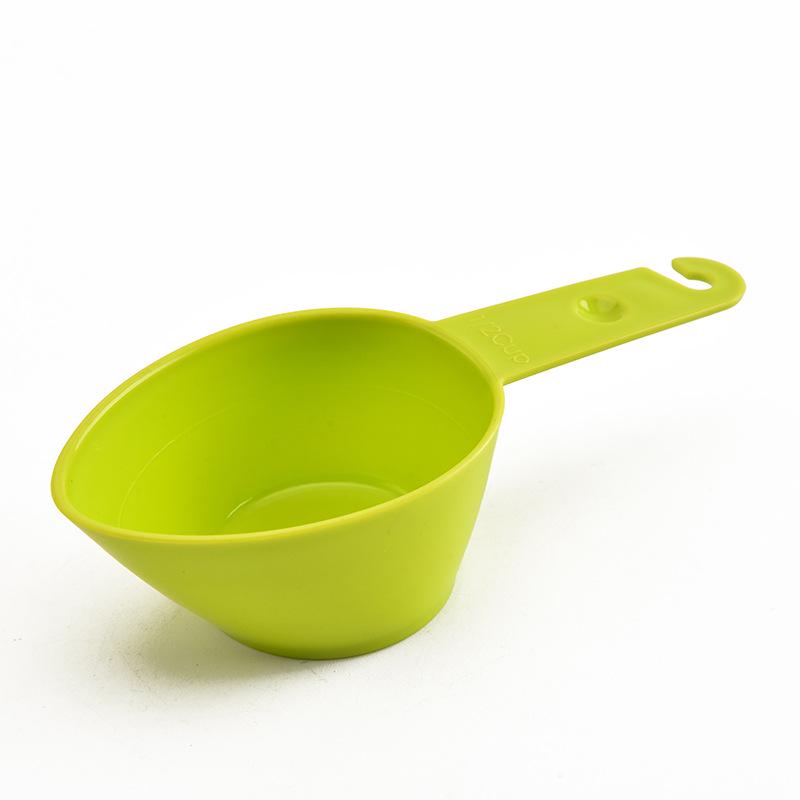 סט כפיות מדידה מפלסטיק 4 חלקים לאפייה עם סקאלה