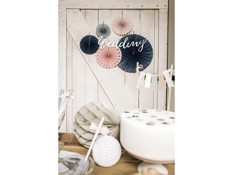 Baner Wedding Srebrny 16 5X45 Cm 1 Szt.