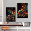 Abstract Art Landscape Colorful Flowers Prints Poster Canvas Painting Modern Wall Art Picture For Living Room Bedroom Home Decor