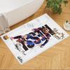 Football Messi Customize Your Name Floor Mat Design for Outdoor Study room Kitchen Decorate room Anti-slip Rug Office home decor Wedding Party Gift