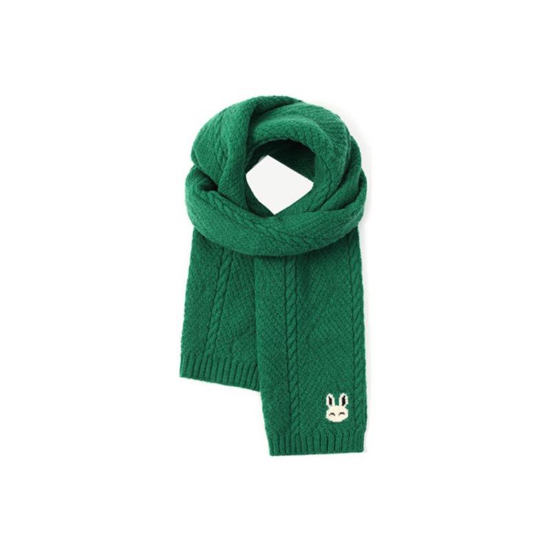 Red scarf cartoon rabbit season thickened warm scarf Christmas gift fashionable versatile student couple