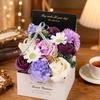 Soap Flowers Roses Bouquet in Gift Box Scented Soap Artificial Flowers Realistic & Delicate Scent for Women Mom Wife Gifts