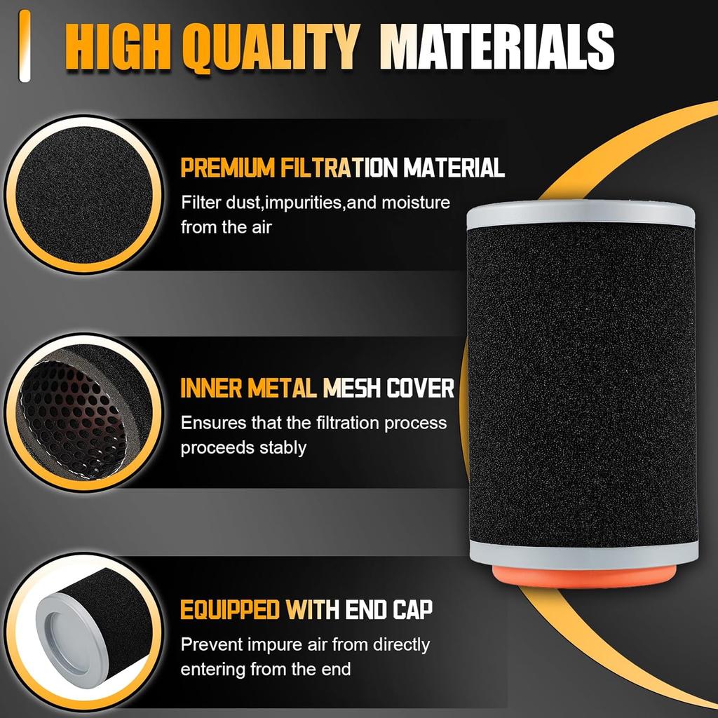 ATV Luftfilter mit Führungskäfig & Endkappe Satz für YFM350 Grizzly 350/YFM400 Grizzly 400/YFM400 Grizzly 450/YFM350 Bruin 350/Kodiak 400 450