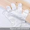 Einweg Transparente Handschuhe Leichte Einweg Schutzhandschuhe für Lebensmittelhandhabung Reinigung und Haushaltsaufgaben