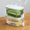 4L Juice Cold Drink Barrel with Faucet Transparent Lemon Fruit Juice Bucket Large Capacity Leakproof Kitchen Drinkware