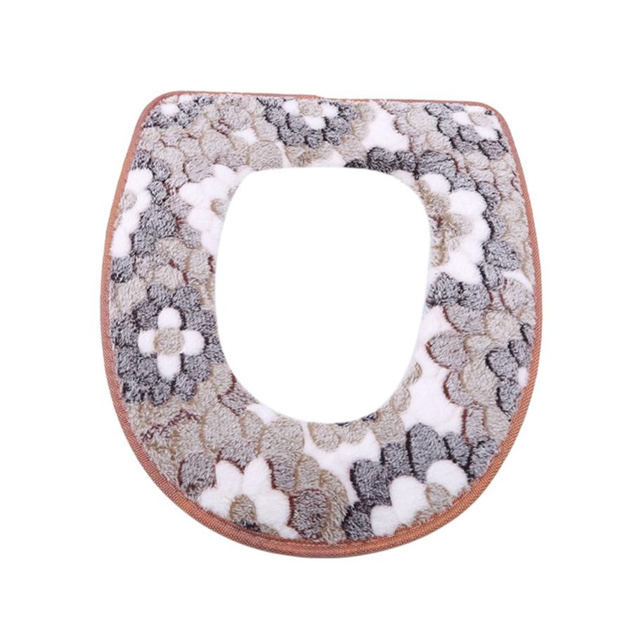 4 kolory Home Pluszowa poduszka Akcesoria łazienkowe Pokrywa Pad Toaleta Seat Mat Zagęścić Comfortab