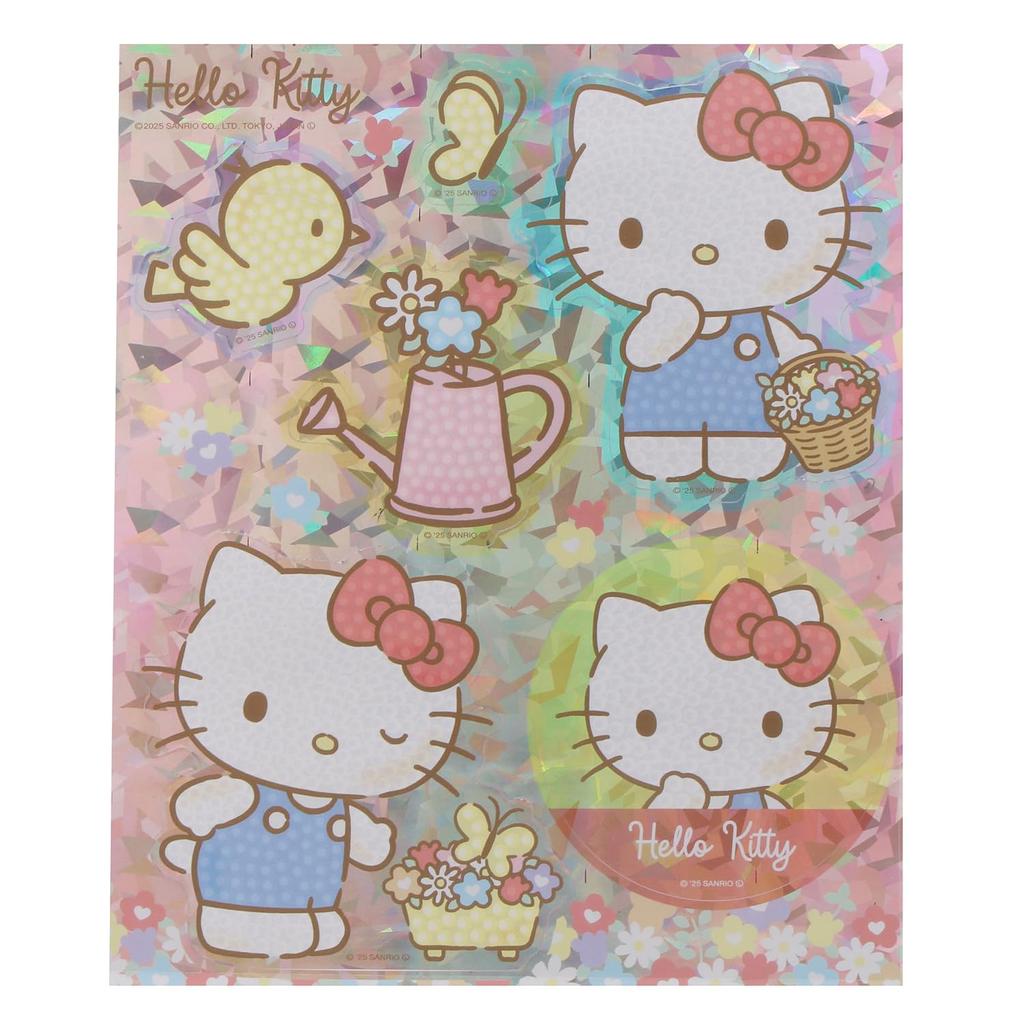 Maruka Sanrio Glitter Gem Sticker Kit, Hello Kitty, Ages 6 and Up, 175600