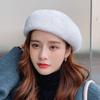 New Autumn and Winter Women's Imitation Mink Hair Fashion Beret Outdoor Casual Sweet and Cute Pumpkin Hat